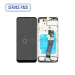 ECRAN AVEC CHASSIS SAMSUNG A03 A035G 2022 NOIR NAPPE SERVICE PACK | GRAND ECRAN EU BIG