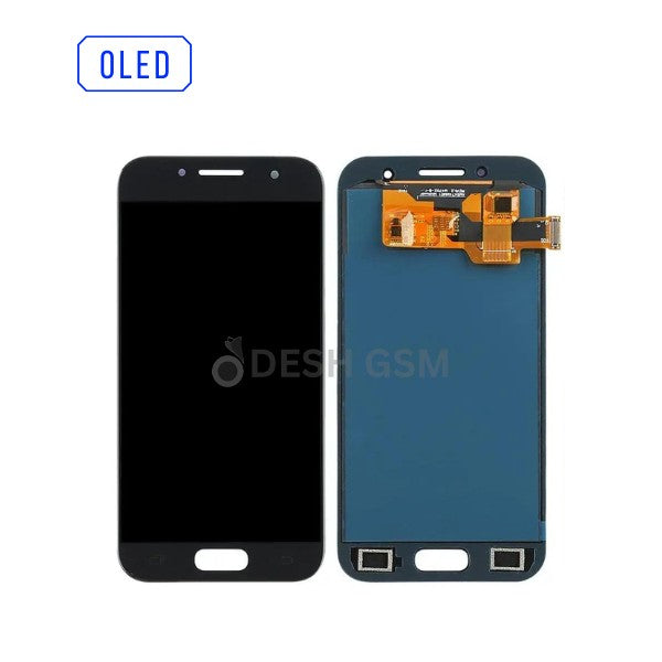 ECRAN LCD SAMSUNG A3 2017 A320F  SANS CHASSIS - OLED NOIR