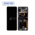 ECRAN COMPLET INTERIEUR Z FLIP 3 5G F711B | SERVICE PACK | NOIR/BLUE | SAMSUNG