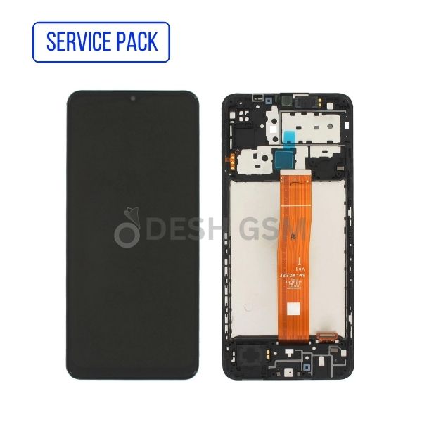 ECRAN LCD SAMSUNG M12 M127F SERVICE PACK AVEC CHASSIS