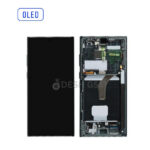 ECRAN SAMSUNG S22 ULTRA S908F AVEC CHASSIS (SOFT OLED) NOIR