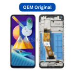 ECRAN LCD SAMSUNG  GALAXY SM-M115F (M11 2020) BLACKAVEC CHASSIS OEM ORIGINAL