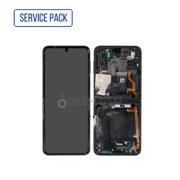 ECRAN COMPLET INTERIEUR GALAXY Z FLIP 4 5G F721B/N | SERVICE PACK | BLEU | SAMSUNG