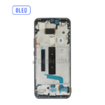 ECRAN LCD XIAOMI MI 10 LITE AVEC CHASSIS NOIR (OLED)