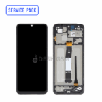 ECRAN LCD XIAOMI REDMI 12C 2023 SERVICE PACK AVEC CHASSIS
