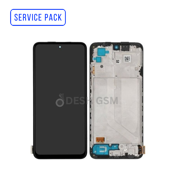 ECRAN LCD  XIAOMI REDMI NOTE 10 4G /NOTE 10S 4G 2021 SERVICE PACK AVEC CHASSIS