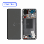 ECRAN LCD Xiaomi MI 12 PRO/ 12S PRO SERVICE PACK AVEC CHASSIS (NOIR)
