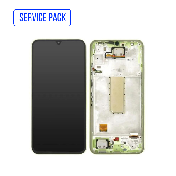 ECRAN SAMSUNG A34 5G A346B LCD SERVICE PACK AVEC CHASSIS (VERT)