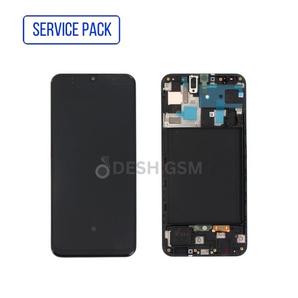 ECRAN COMPLET A50 A505F 4G | SERVICE PACK AVEC CHASSIS | SAMSUNG