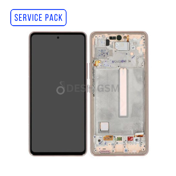 ECRAN SAMSUNG A53 5G A536 ECRAN SERVICE PACK AVEC CHASSIS (BLANC)