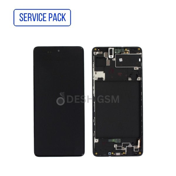 ECRAN SAMSUNG A71 4G A715F (SERVICE PACK) AVEC CHASSIS