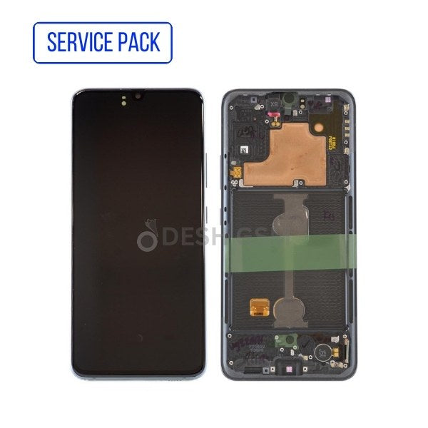 ECRAN SAMSUNG A90 5G A905F A908B  SERVICE PACK NOIR