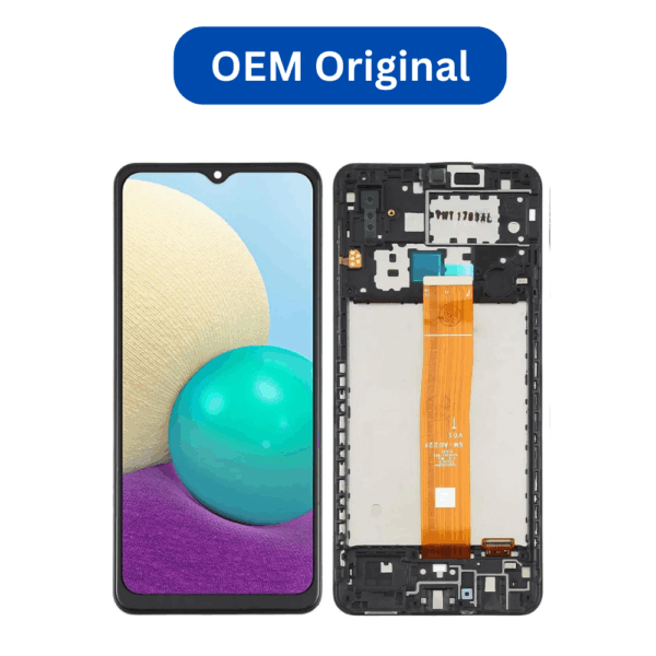 ECRAN SAMSUNG GALAXY A02 A022F  AVEC CHASSIS | OEM ORIGINAL