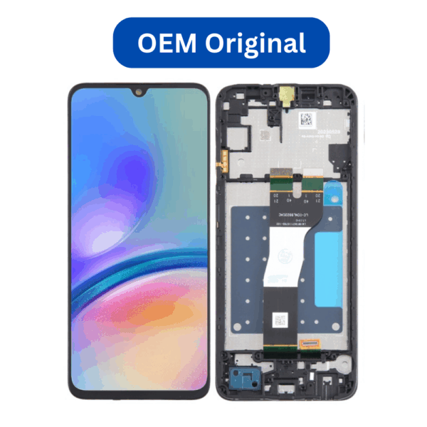 Ecran Complet LCD A05S 4G (A057F) avec Chassis (NOIR) - OEM | SAMSUNG