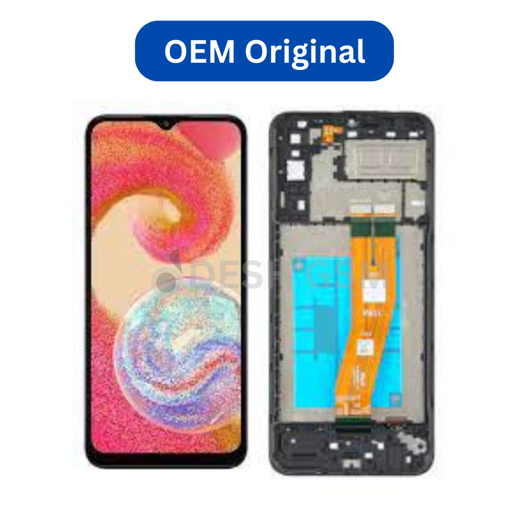 ECRANSAMSUNGGALAXYSM-A042_A04e-2022_NOIRAVECCHASSIS_OEMORIGINAL Ecran Complet LCD A04e 4G (A042F) avec Chassis (NOIR) - OEM | SAMSUNG - Image 1