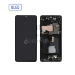 ECRAN COMPLET SAMSUNG S21 ULTRA G998B G998U 4G/5G AVEC CHASSIS (OLED) BLANC