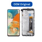 ECRAN SAMSUNG SM A236B/U (A23 5G 2022) BLACK AVEC CHASSIS (OEM ORIGINAL)