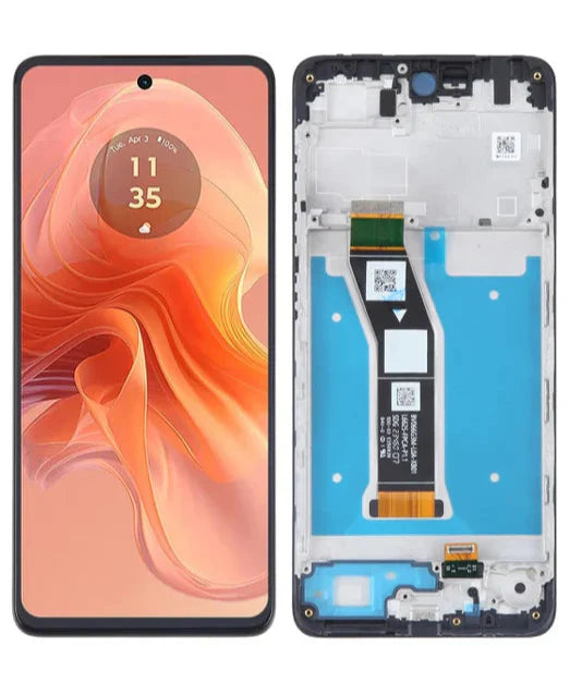 EDA006149016 Ecran Complet LCD Moto G04 | G04s avec Chassis (NOIR) - RELIFE/ORIGINAL | MOTOROLA - Image 1