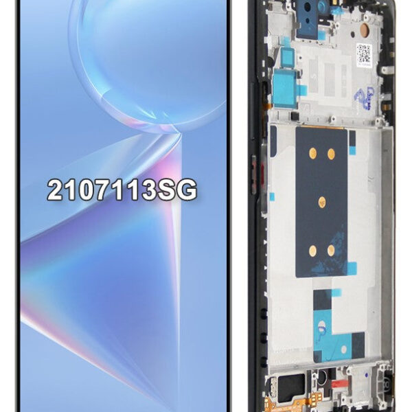 ECRAN LCD XIAOMI MI 11T / MI 11T PRO AVEC CHASSIS (RELIFE) NOIR