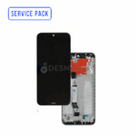 Ecran LCD XIAOMI NOTE 8T SERVICE PACK AVEC CHASSIS NOIR / BLUE