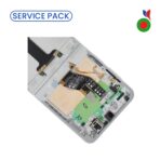 Ecran COMPLET Intérieur Z Flip 7 FE 5G F761B | SERVICE PACK | BLANC | SAMSUNG - Image 2