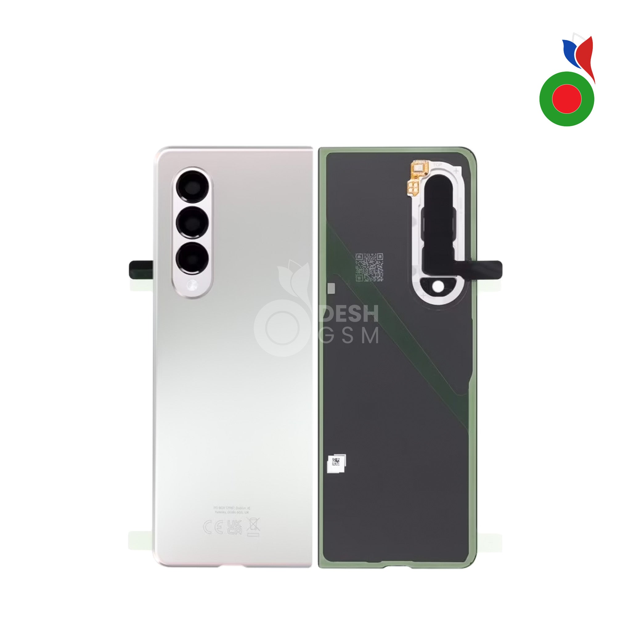F926B-SILVER Vitre Arrière Z FOLD 3 5G (F926B) - ARGENT | SAMSUNG - Image 1