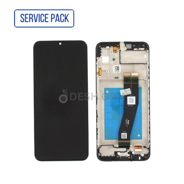 GH81-20181A Samsung Galaxy A02s A025G Service Pack European Virsion. With frame BLACK NAPPE BIG