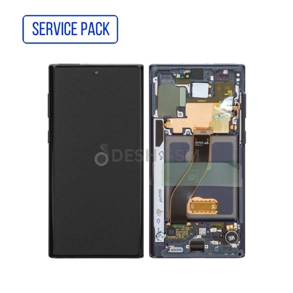 GH82-20817A/20818A SAMSUNG NOTE 10 N970F ECRAN SERVICE PACK AVEC CHASSIS  *BLANC /SILVER*