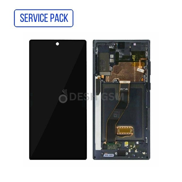 GH82-20817A/20818A SAMSUNG NOTE 10 N970F ECRAN SERVICE PACK AVEC CHASSIS RED