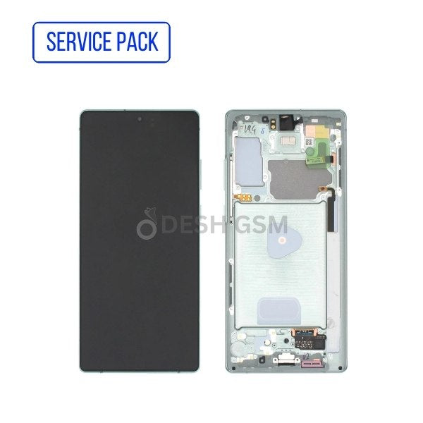 ECRAN LCD SAMSUNG NOTE 20 N980/N981 SERVICE PACK AVEC CHASSIS (VERT)