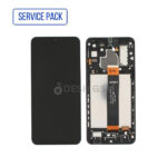 ECRAN SAMSUNG A32 5G 2021 A326B/U SERVICE PACK (NOIR) AVEC CHASSIS