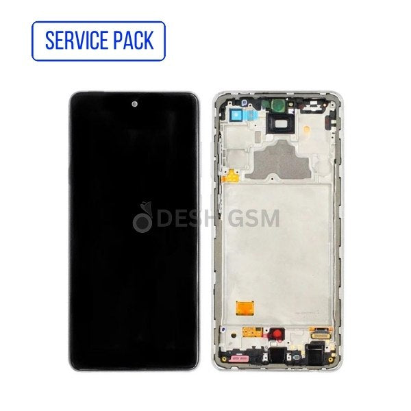 ECRAN SAMSUNG A725F A726F A72 4G /5G  2021 SERVICE PACK AVEC CHASSIS | NOIR