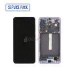 ECRAN Samsung S21FE G990F AVEC CHASSIS Service Pack VIOLET