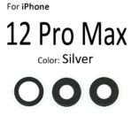 Lentille Caméra Arrière Avec Contour Pour iPhone 12 Pro max - Image 3