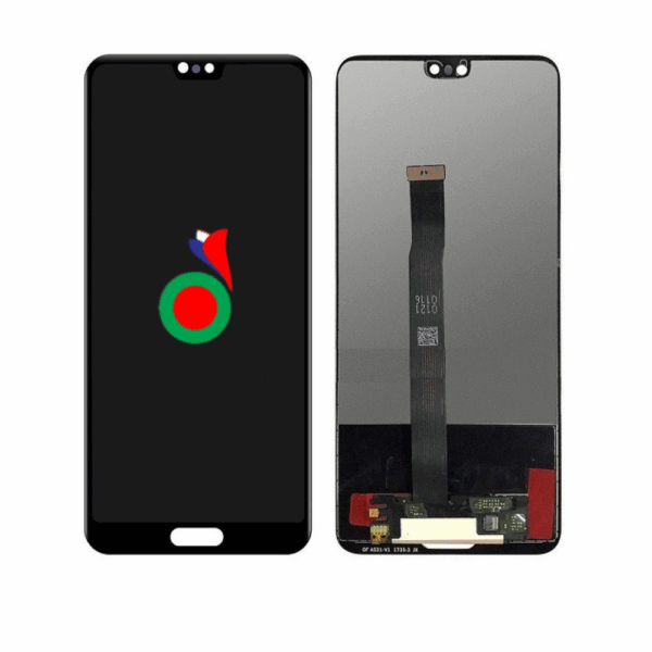 ECRAN LCD HUAWEI P20 SANS CHASSI AVEC HOME NAPPE ORIGINAL (NOIR)