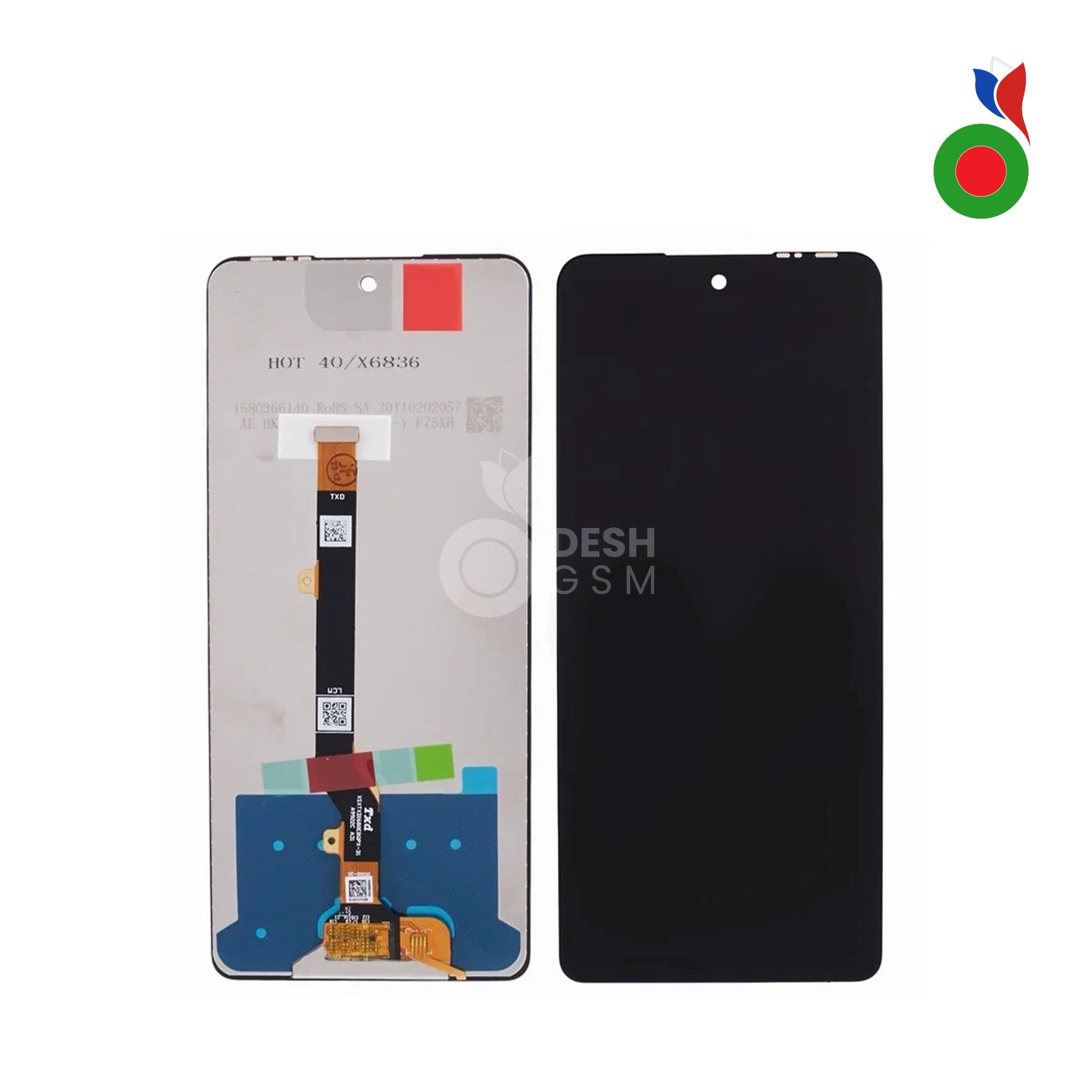 IFXHot40sc Ecran Complet LCD Hot 40 4G sans Chassis (X6836) | INFINIX - Image 1