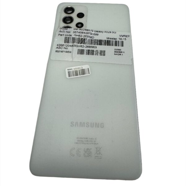 Vitre Arrière A52 4G/5G (A525F, A526B) | A52s (A528B) | BLANC - DÉMONTÉ | SAMSUNG