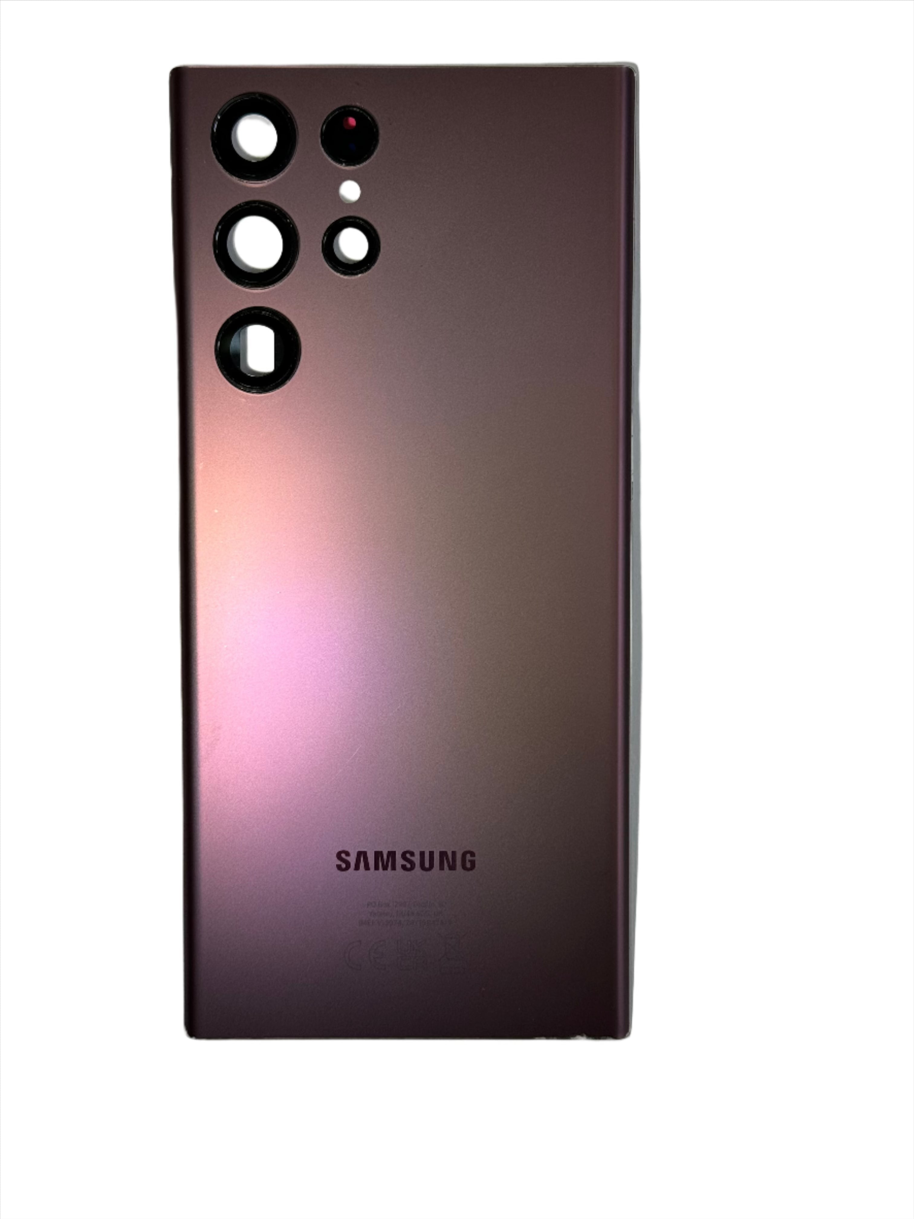 IMG-3911 Vitre arrière Samsung S22 Ultra S908B (Original Démonté) BRONZE - Image 1