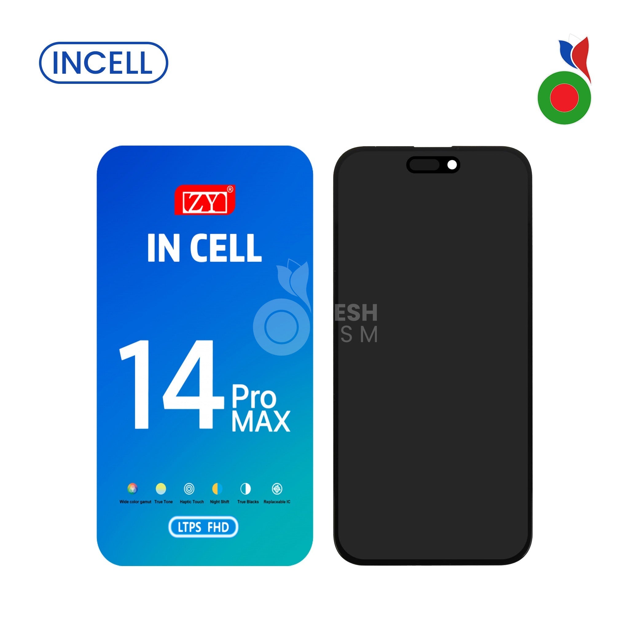 IP14PMZY Ecran Complet iPhone 14 Pro Max - INCELL | ZY COF FHD - Image 1