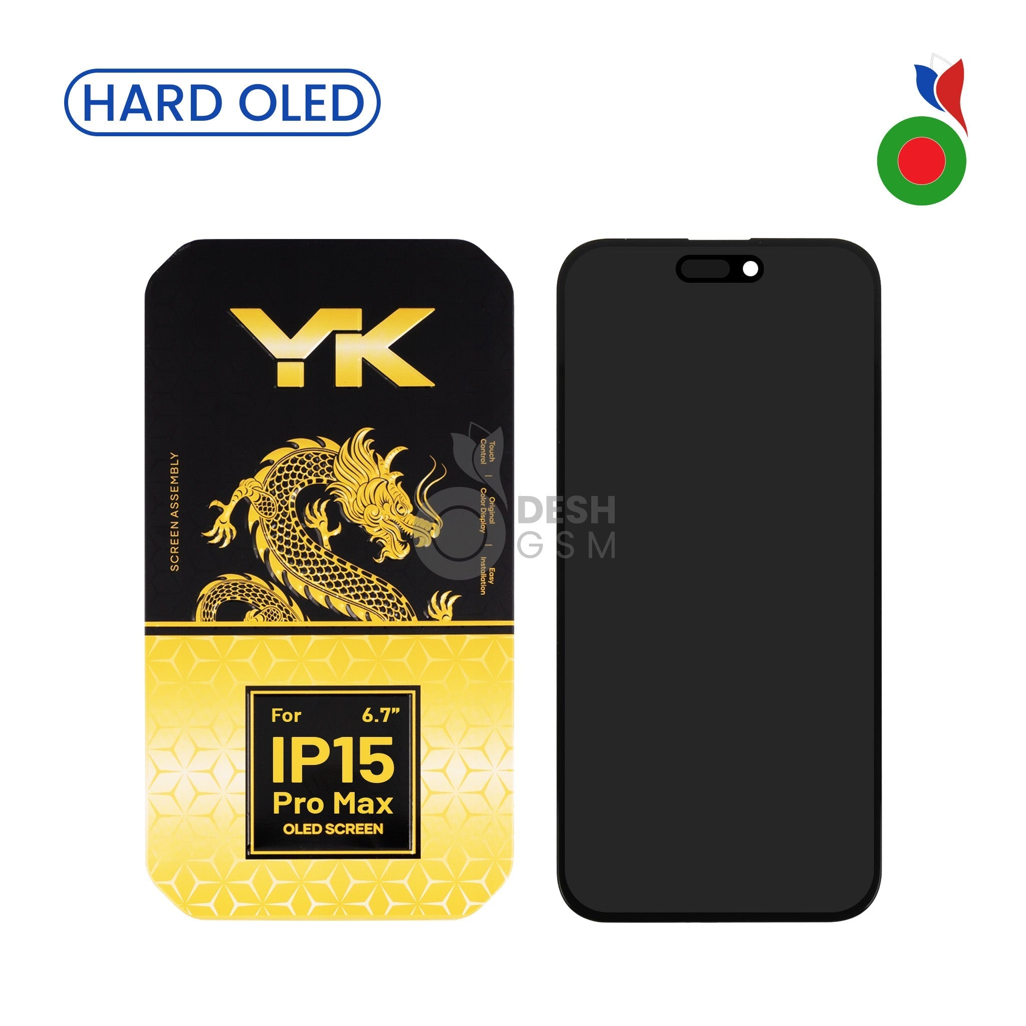 IP15PMYKHOLED Ecran Complet iPhone 15 Pro Max | YK HARD OLED - Image 1