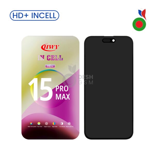 Ecran Complet iPhone 15 Pro Max - ZY HD+ / TC / NEW  INCELL | APPLE