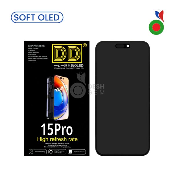 Ecran Complet iPhone 15 Pro (120Hz) | DD SOFT OLED