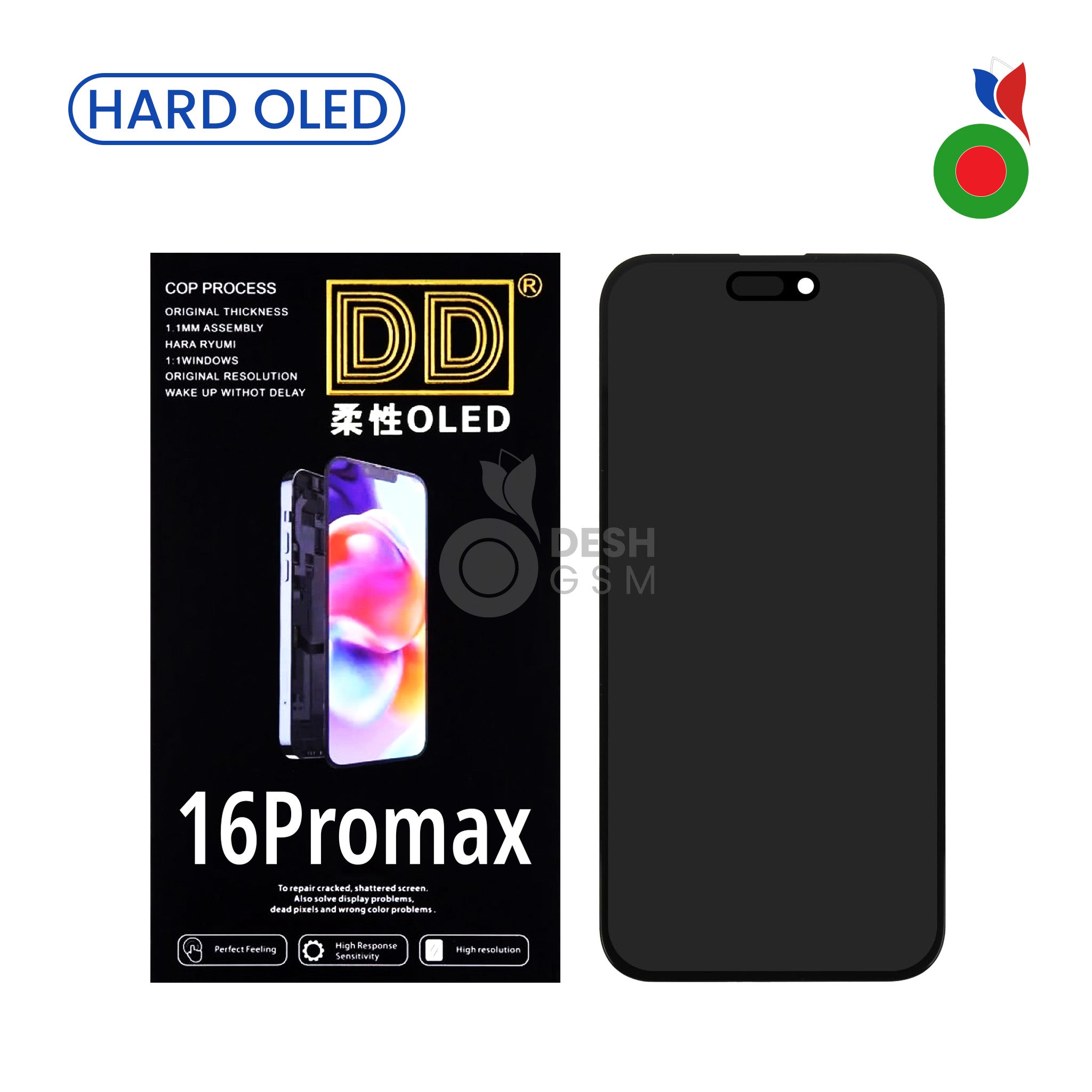 IP16PMDDHOLED Ecran Complet iPhone 16 Pro Max | DD HARD OLED - Image 1