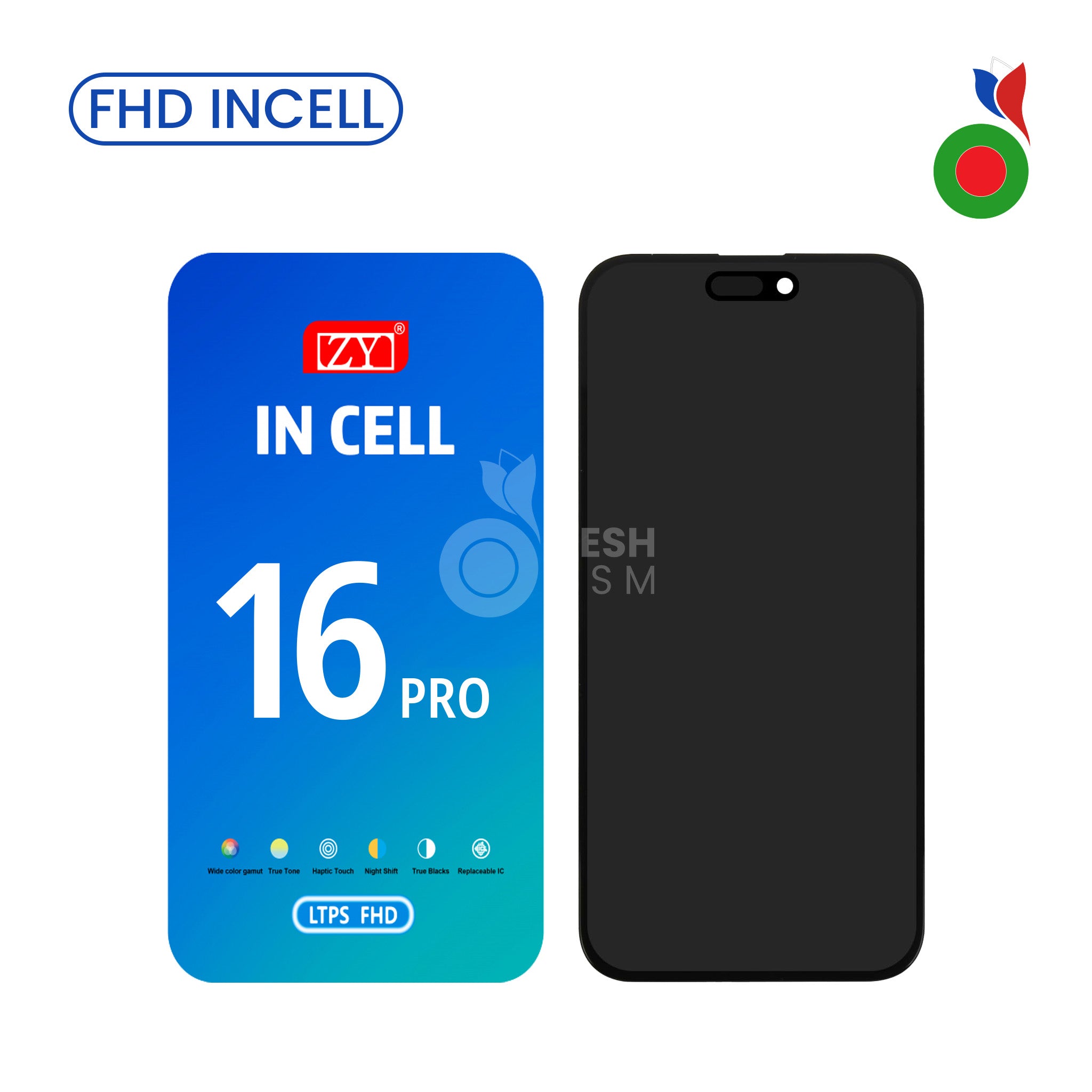 IP16PZYINC Ecran Complet iPhone 16 Pro - ZY INCELL | APPLE - Image 1