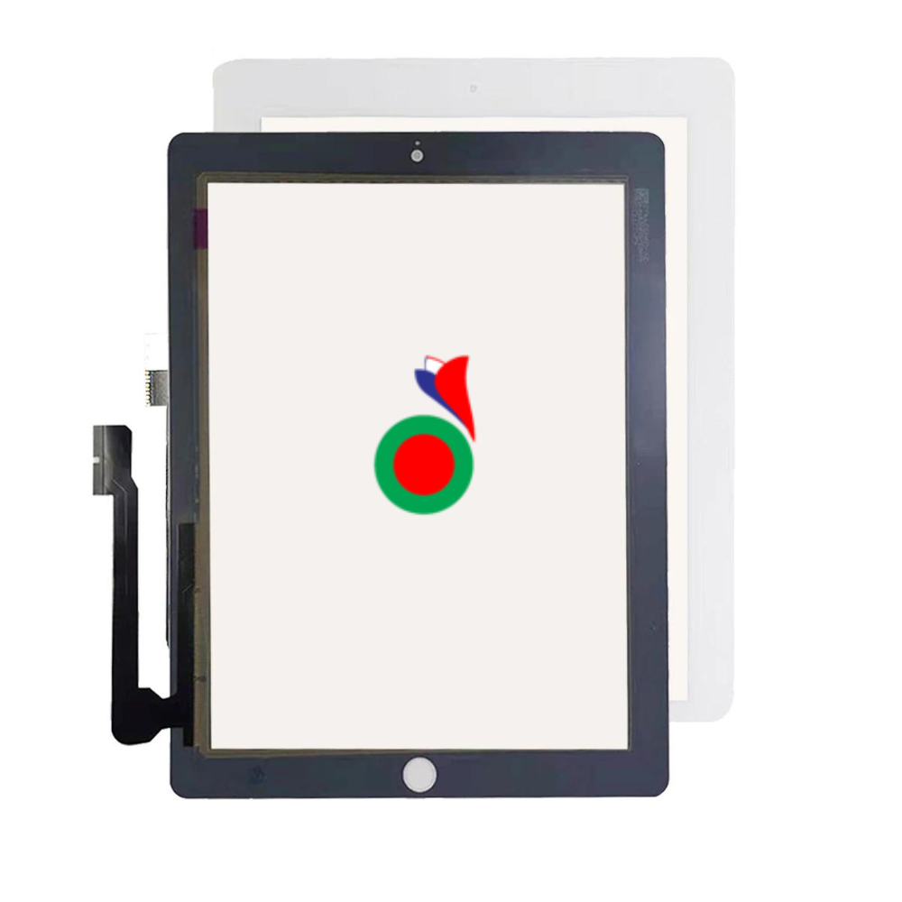 IPAD3A1403A1416A1430TOUCHIPAD4A1458A1459A1460TOUCH IPAD 3 A1403 A1416 A1430 TOUCH / IPAD 4 A1458 A1459 A1460 TOUCH AVEC BUTTON HOME - NOIR - Image 1
