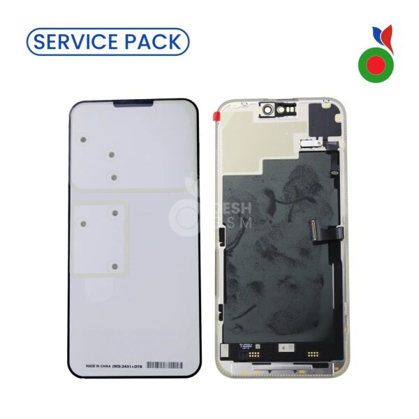ECRAN COMPLET IPHONE 16 PLUS ORIGINAL (SERVICE PACK) AVEC VIS ET HP NAPPE
