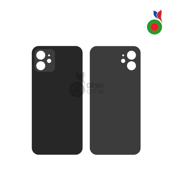 Vitre Arrière - iPhone 11 | NOIR - Sans Logo