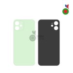 Vitre Arrière - iPhone 12 Mini | VERT - Sans Logo