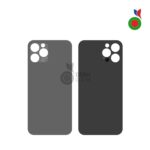 Vitre Arrière - iPhone 12 Pro | GRAPHITE - NOIR  Sans Logo