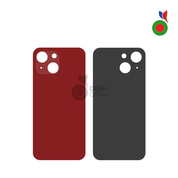 Vitre Arrière - iPhone 13 Mini | ROUGE - Sans Logo